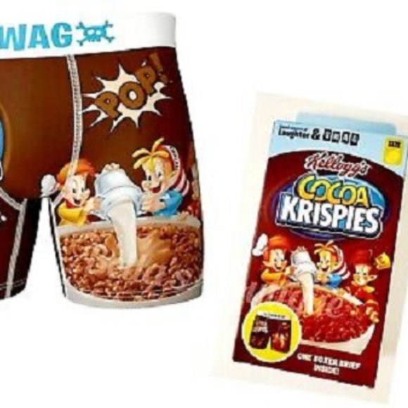 Swag Underwear & Socks New Swag Mens Kelloggs Cocoa Krispies Boxer